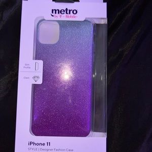 iPhone 11 Blue to purple ombré case